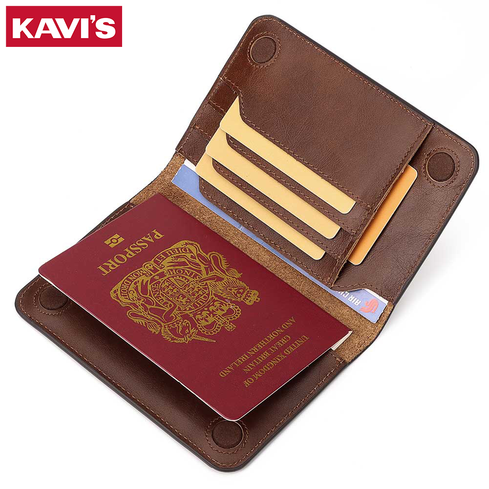 Travel Accessories Rfid - Hakiki Deri Koruyucu Pasaport Tutucu Seyahat