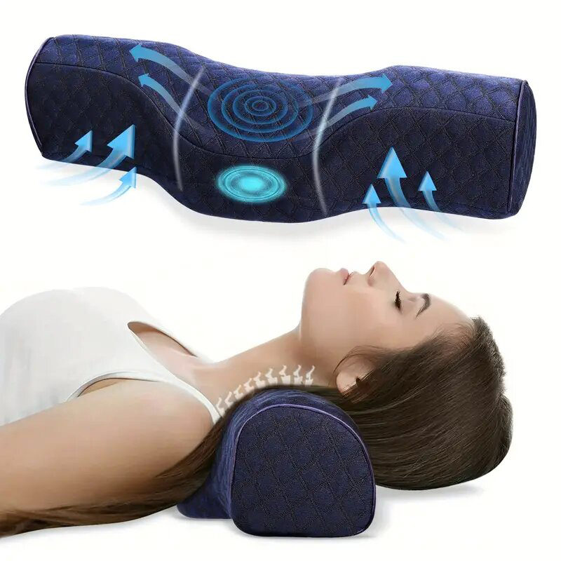 Neck Pillow Memory Foam - Boyun Rahatsızlığını Gideren Servikal Yastık Baş