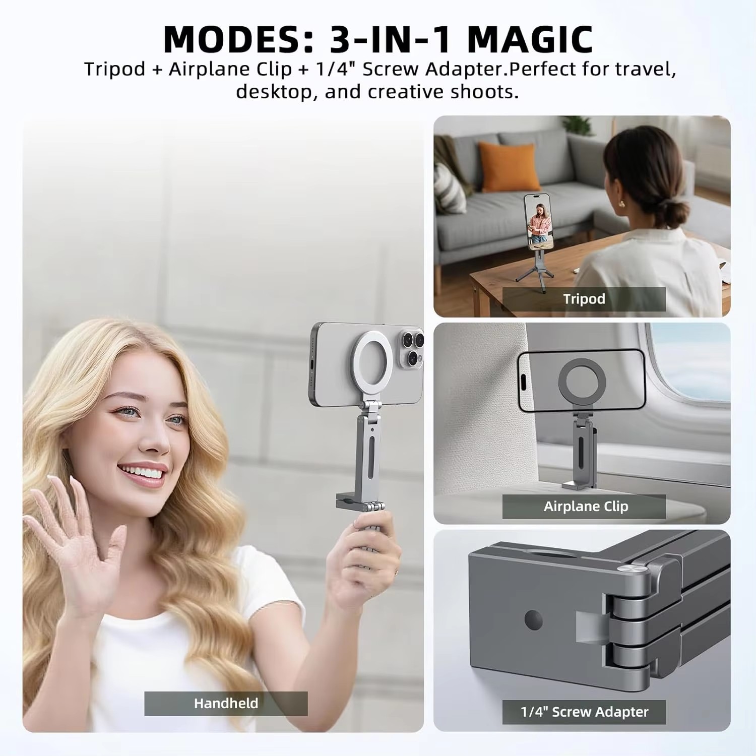 Evrensel Seyahat Manyetik Tele - Phone Holder Airplane incelemesi ve fiyatı
