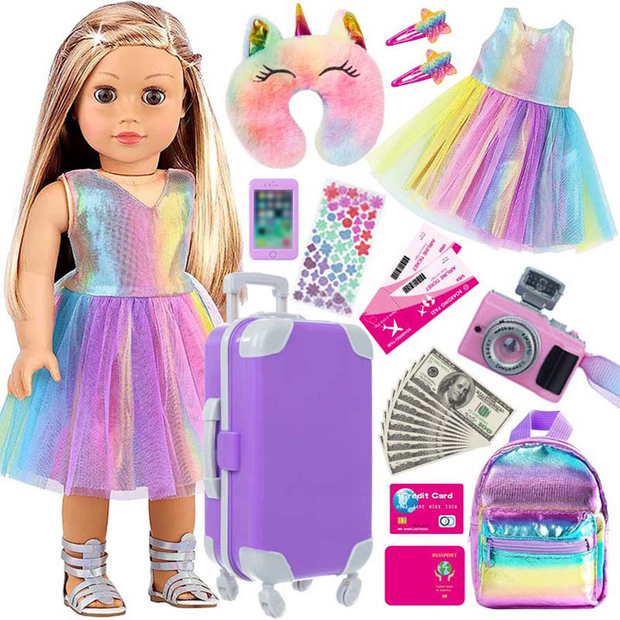 18 inç Bebek Kıyafetleri ve Ak - Travel Accessories Kit Bag incelemesi ve fiyatı