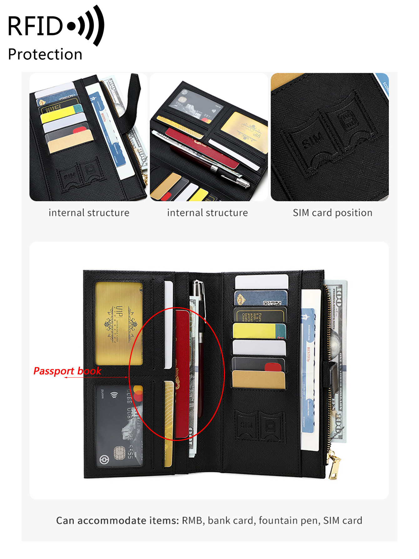 Şık PU Deri Uçak Desenli RFID  - Travel Accessories Rfid incelemesi ve fiyatı